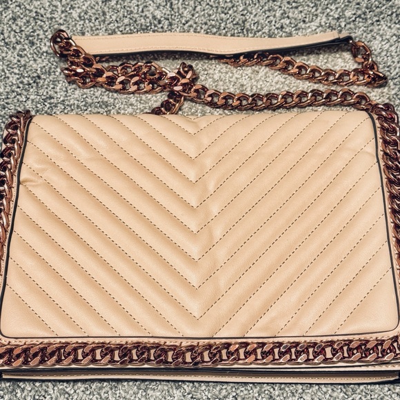 Aldo Greenwald Quilted Crossbody Purse - Nude Pink - Picture 3 of 7